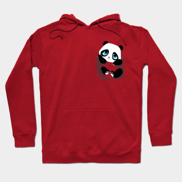 Pocket Panda Hoodie by ChelsieJ22